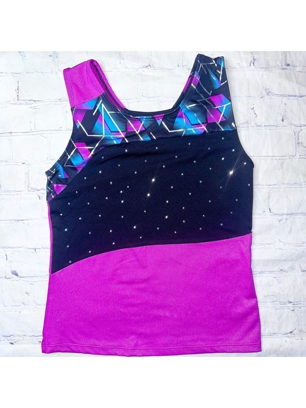 NWOT Girl’s Large (10/12) Danskin Freestyle Dance Gymnastic Tank Top